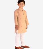 Multicolor Stripes SIlk Jacquard Kurta Pajama Set // Traditional Wea