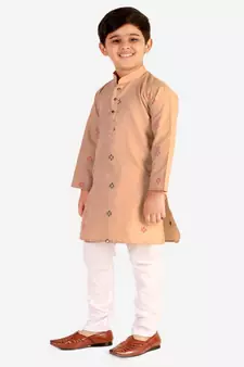 Multicolor Stripes SIlk Jacquard Kurta Pajama Set // Traditional Wea