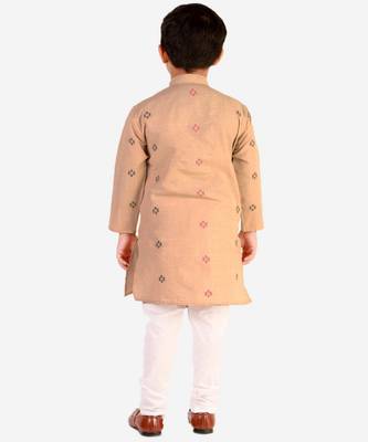 Multicolor Stripes SIlk Jacquard Kurta Pajama Set // Traditional Wea 4