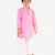 Pink Stripes SIlk Jacquard Kurta Pajama Set // Traditional Wear