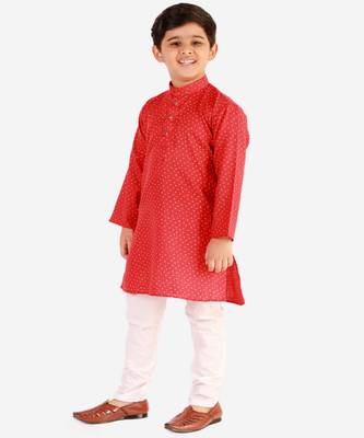 Maroon Stripes SIlk Jacquard Kurta Pajama Set // Traditional Wear 2