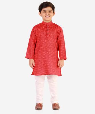 Maroon Stripes SIlk Jacquard Kurta Pajama Set // Traditional Wear 3