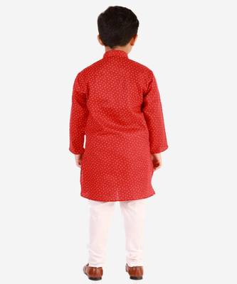 Maroon Stripes SIlk Jacquard Kurta Pajama Set // Traditional Wear 4