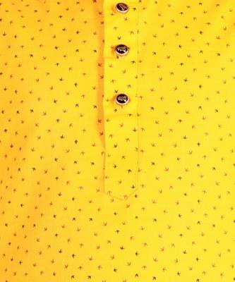 Yellow Stripes SIlk Jacquard Kurta Pajama Set // Traditional Wear 5