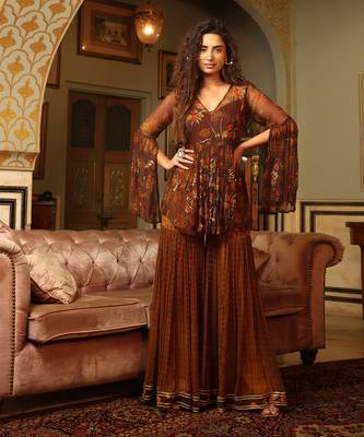 Dilruba Coco Dhaani Sequinned 1