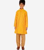 Boy's Kurta Pajama For Kids | Striped | Silk | Churindar Pyajama | Traditional Ethnic Wear (S-185)