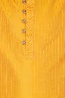 Boy's Kurta Pajama For Kids | Striped | Silk | Churindar Pyajama | Traditional Ethnic Wear (S-185)