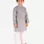 Dark Blue Checks Cotton Kurta Pajama Set // Traditional Wear