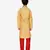 Boy's Kurta Pajama For Kids | Floral Print | Silk | Churindar Pyajama | Traditional Ethnic Wear (S-187)