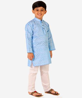 Boy's Cotton Kurta Pajama Kids Ethnic Wear Traditional Wear (S-188) 2
