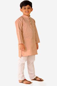 Boy's Cotton Kurta Pajama Kids Ethnic Wear Traditional Wear (S-188)