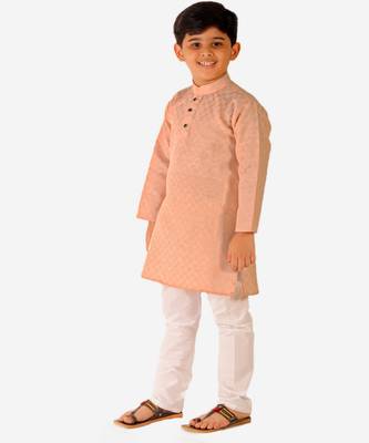 Boy's Cotton Kurta Pajama Kids Ethnic Wear Traditional Wear (S-188) 2