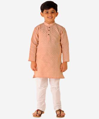 Boy's Cotton Kurta Pajama Kids Ethnic Wear Traditional Wear (S-188) 3