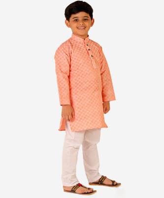 Boy's Cotton Kurta Pajama Kids Ethnic Wear Traditional Wear (S-188) 1