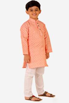 Boy's Cotton Kurta Pajama Kids Ethnic Wear Traditional Wear (S-188)