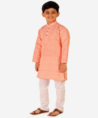 Boy's Cotton Kurta Pajama Kids Ethnic Wear Traditional Wear (S-188) 2