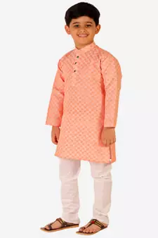 Boy's Cotton Kurta Pajama Kids Ethnic Wear Traditional Wear (S-188)