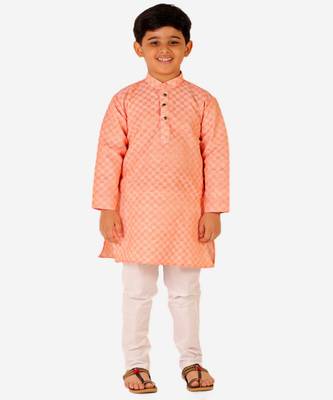 Boy's Cotton Kurta Pajama Kids Ethnic Wear Traditional Wear (S-188) 3