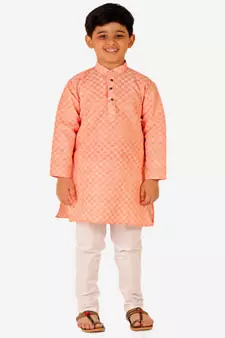 Boy's Cotton Kurta Pajama Kids Ethnic Wear Traditional Wear (S-188)