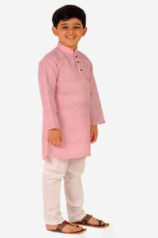 Boy's Cotton Kurta Pajama Kids Ethnic Wear Traditional Wear (S-188)