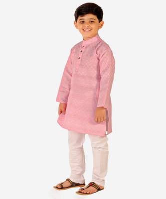Boy's Cotton Kurta Pajama Kids Ethnic Wear Traditional Wear (S-188) 2