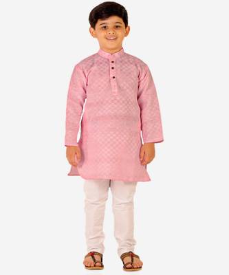 Boy's Cotton Kurta Pajama Kids Ethnic Wear Traditional Wear (S-188) 3