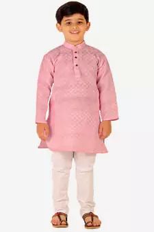 Boy's Cotton Kurta Pajama Kids Ethnic Wear Traditional Wear (S-188)