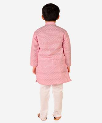 Boy's Cotton Kurta Pajama Kids Ethnic Wear Traditional Wear (S-188) 4