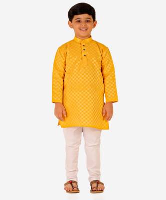 Boy's Cotton Kurta Pajama Kids Ethnic Wear Traditional Wear (S-188) 2