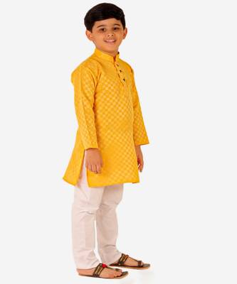 Boy's Cotton Kurta Pajama Kids Ethnic Wear Traditional Wear (S-188) 4