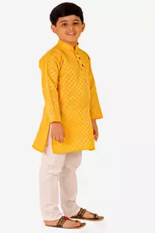 Boy's Cotton Kurta Pajama Kids Ethnic Wear Traditional Wear (S-188)