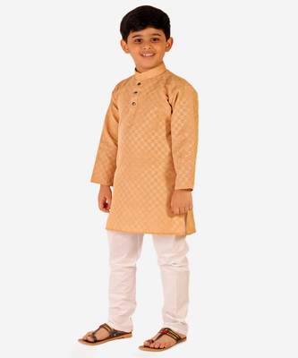 Boy's Cotton Kurta Pajama Kids Ethnic Wear Traditional Wear (S-188) 3