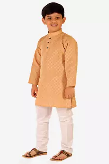 Boy's Cotton Kurta Pajama Kids Ethnic Wear Traditional Wear (S-188)