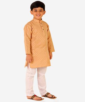 Boy's Cotton Kurta Pajama Kids Ethnic Wear Traditional Wear (S-188) 4