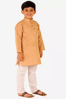 Boy's Cotton Kurta Pajama Kids Ethnic Wear Traditional Wear (S-188)