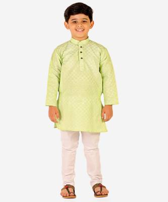 Boy's Cotton Kurta Pajama Kids Ethnic Wear Traditional Wear (S-188) 3