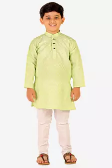 Boy's Cotton Kurta Pajama Kids Ethnic Wear Traditional Wear (S-188)