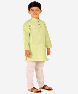 Boy's Cotton Kurta Pajama Kids Ethnic Wear Traditional Wear (S-188) 4