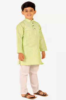 Boy's Cotton Kurta Pajama Kids Ethnic Wear Traditional Wear (S-188)