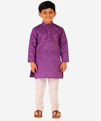 Boy's Cotton Kurta Pajama Kids Ethnic Wear Traditional Wear (S-188) 1