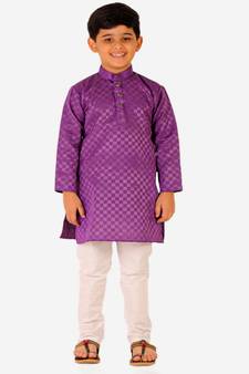 Boy's Cotton Kurta Pajama Kids Ethnic Wear Traditional Wear (S-188)