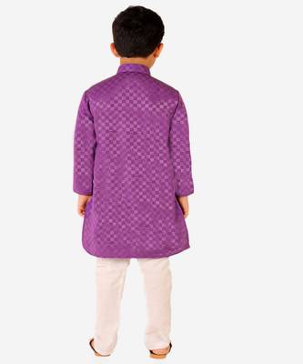 Boy's Cotton Kurta Pajama Kids Ethnic Wear Traditional Wear (S-188) 2