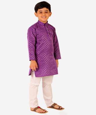 Boy's Cotton Kurta Pajama Kids Ethnic Wear Traditional Wear (S-188) 3
