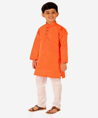 Boy's Cotton Kurta Pajama Kids Ethnic Wear Traditional Wear (S-188) 2