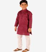 Boy's Cotton Kurta Pajama Kids Ethnic Wear Traditional Wear (S-188)