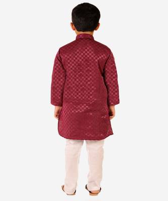 Boy's Cotton Kurta Pajama Kids Ethnic Wear Traditional Wear (S-188) 2