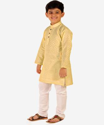 Boy's Cotton Kurta Pajama Kids Ethnic Wear Traditional Wear (S-188) 1