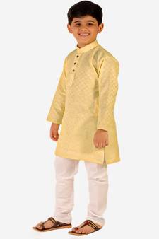 Boy's Cotton Kurta Pajama Kids Ethnic Wear Traditional Wear (S-188)