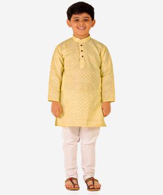 Boy's Cotton Kurta Pajama Kids Ethnic Wear Traditional Wear (S-188) 3