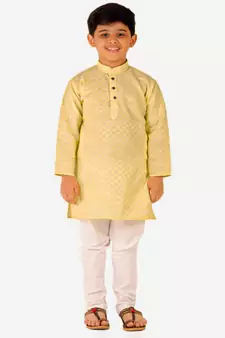 Boy's Cotton Kurta Pajama Kids Ethnic Wear Traditional Wear (S-188)